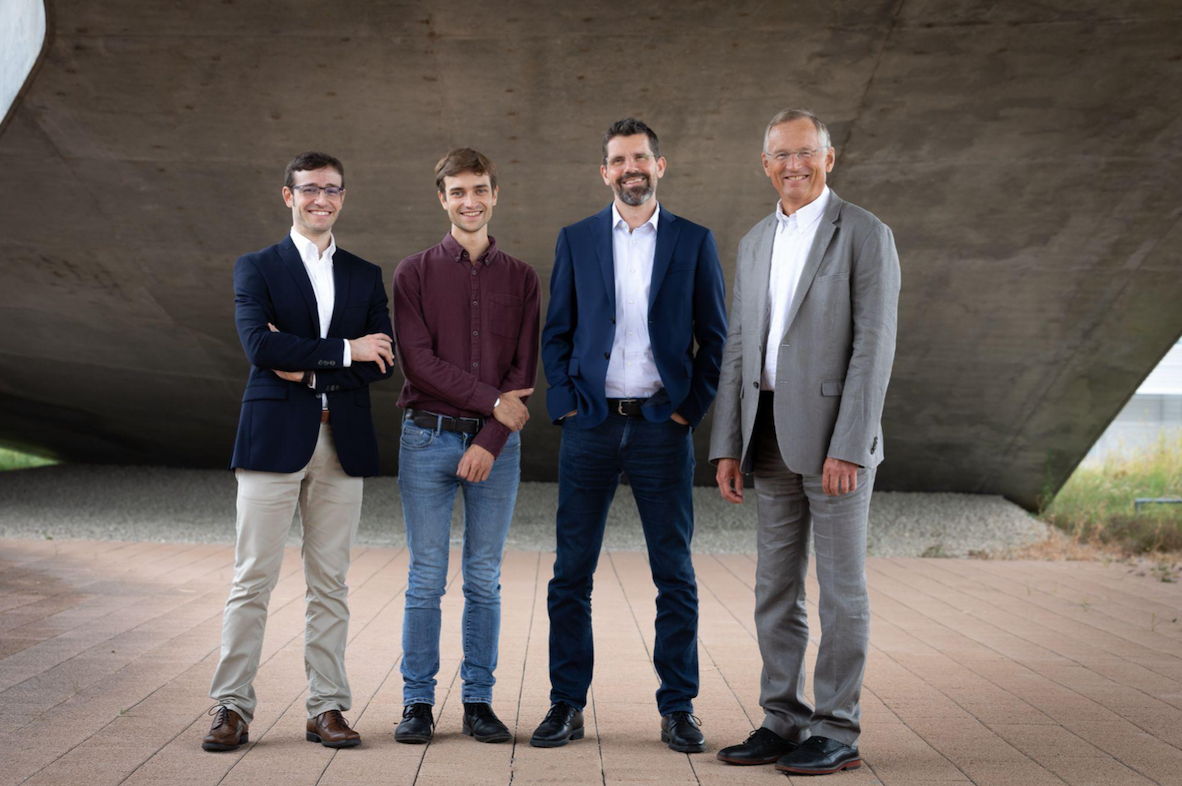 Tune Insight Co-founders Juan R. Troncoso, Romain Bouyé, Frederic Pont, Jean-Pierre Hubaux.