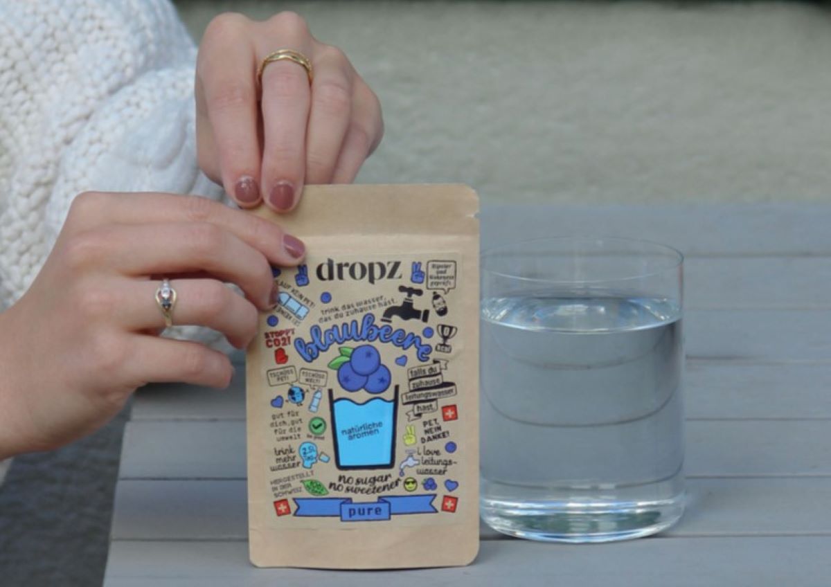 Aroma-Tabletten fürs Leitungswasser von Dropz